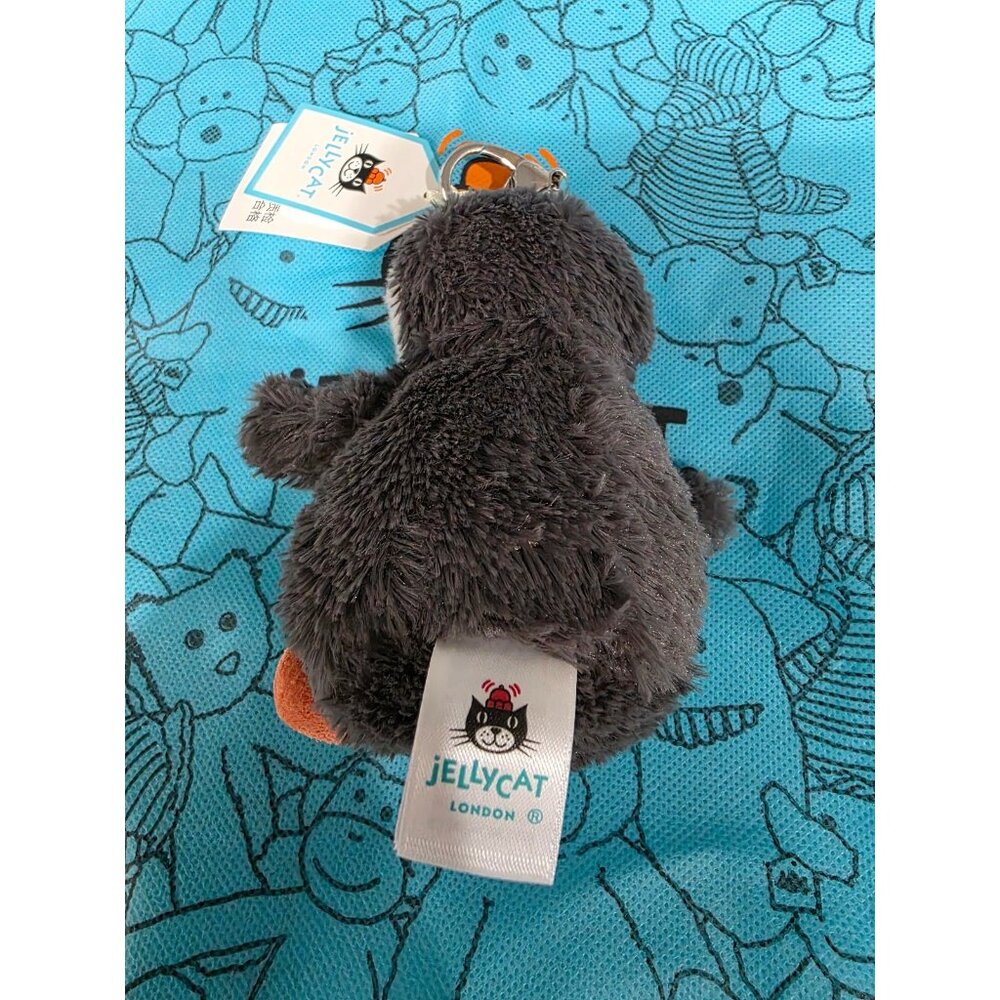 NWT Jellycat Peanut Penguin Bag Charm keychain keyring - Picture 4 of 7